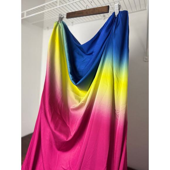 Tie Dye Maxi Skirt with Side Slit - Garnerstyle X FTF  Size 3 - Picture 7 of 10